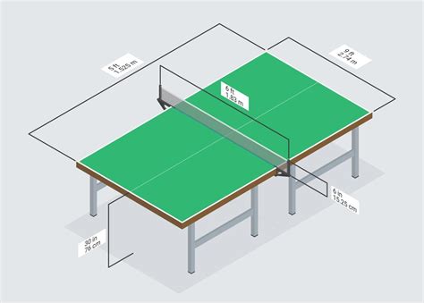 size of a full size table tennis table|table tennis dimension diagram.